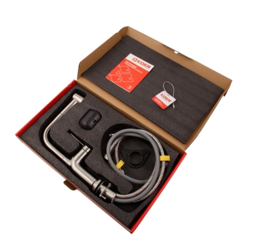 Смеситель для кухни с выдвижным изливом Koer KI-70021-02 (KR4798) - 7