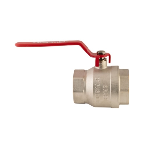 Кран шаровый Koer KR.214 - 3" FF ГГР, ручка "рычаг" красная (KR4951) - 3