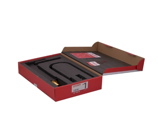 Смеситель для умывальника Koer KB-11009-05 высокий, черный (KR3501) - 7