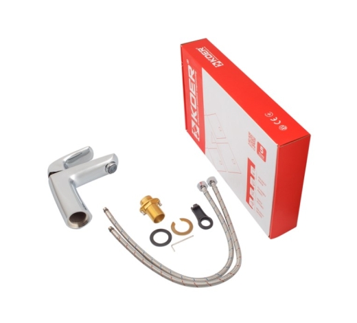 Смеситель для умывальника Koer KB-10008-01 хром (KR3470) - 6