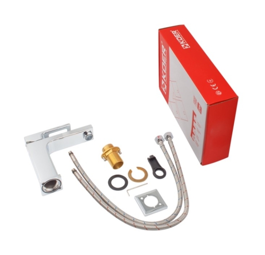 Смеситель для умывальника Koer KB-10009-01 хром (KR3498) - 7