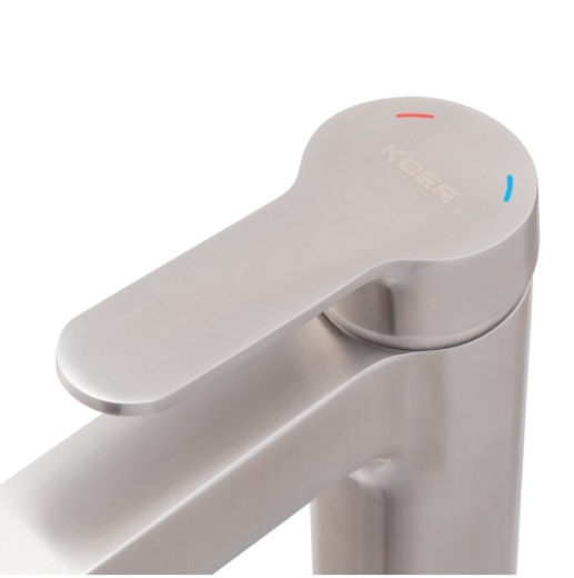 Смеситель для умывальника Koer KI-10016-02 нерж (KR4789) - 3
