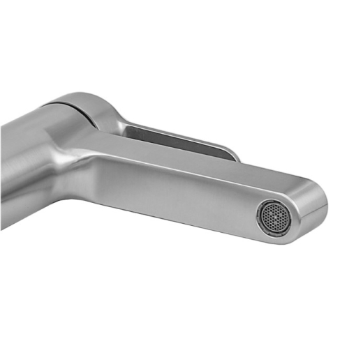 Смеситель для умывальника Koer KI-11016-02 высокий, нерж (KR4790) - 3