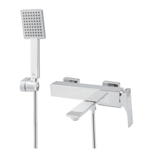 Смеситель для ванны с коротким изливом Koer KB-41010-01 хром (KR3484) - 1