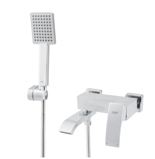 Смеситель для ванны с коротким изливом Koer KB-41007-01 хром (KR3454) - 1