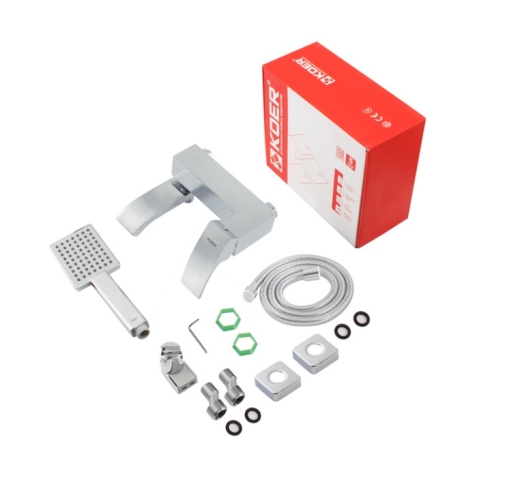 Змішувач для ванни з коротким зливом Koer KB-41007-01 хром (KR3454) - 6