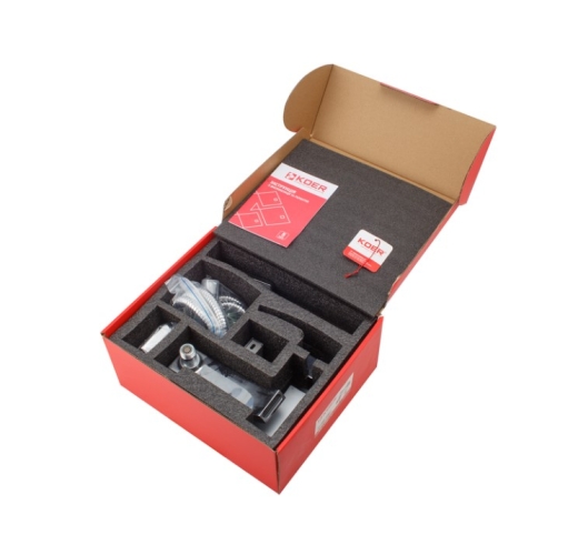 Смеситель для ванны с коротким изливом Koer KB-41007-01 хром (KR3454) - 7