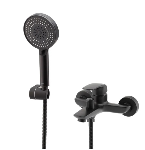 Смеситель для ванны с коротким изливом Koer KB-40008-05 черный (KR3473) - 1