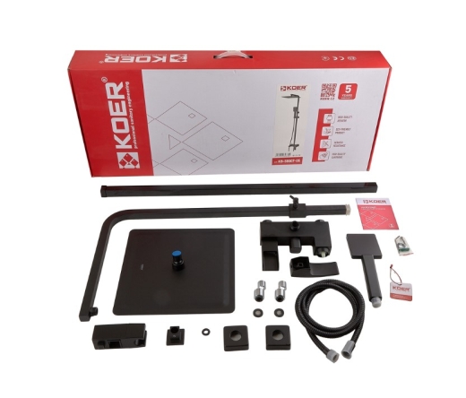 Душова система Koer KB-58007-05 чорний (KR3463) - 8