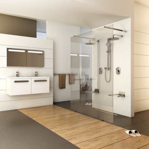 Душовий куточок Ravak Walk-In Wall- 100 v.200 TRANSPARENT GW9WA0C00Z1 - 3