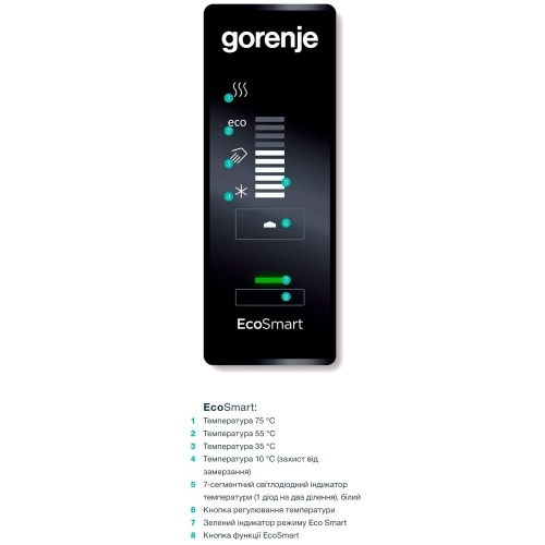 Водонагрівач електричний Gorenje GBF 80 SMV9 491766 - 2