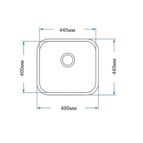 Кухонна мийка Asil Undermount R65 AS 334-R65 - 2