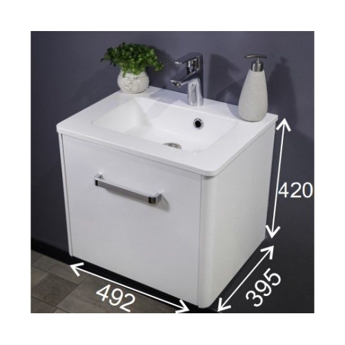 Тумба Fancy Marble FIJI 50 з умивальником Annabelle, Fiji 50 +4005101 - 2