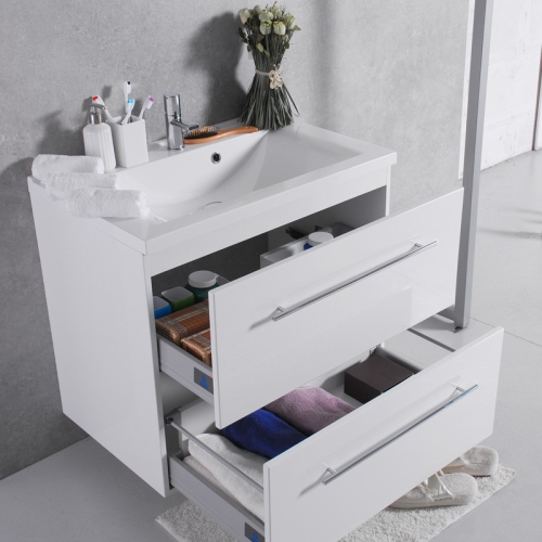 Тумба Fancy Marble Goa 80 з умивальником Dallas, Goa 80 (ШН-72 + 1108101) - 3
