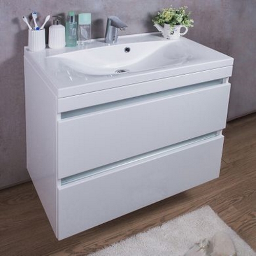 Тумба Fancy Marble Borneo 800 с умывальником Lucia 800 Borneo 800 + 1308101 - 1