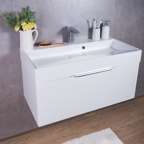 Тумба Fancy Marble Bermuda 1 з умивальником Ashley 900, Bermuda 1 (Bermuda 1 + 2809101) - 1
