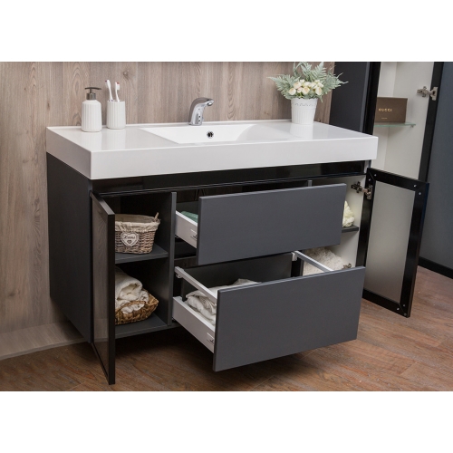 Тумба Fancy Marble Barbados 3 с умывальником Nadja, Barbados 3 (ШН-82 +  0212101)B - 3