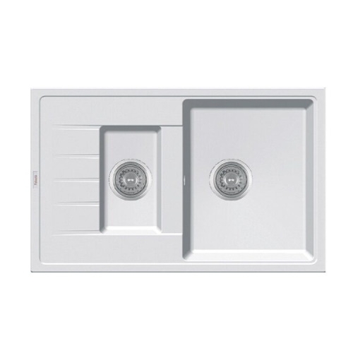 Кухонна мийка Fabiano Classic 78x50x15 Alpine White 8221.201.0473 - 1