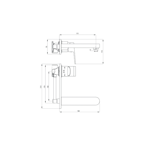 Смеситель для умывальника Deante Alpinia BGA 054L - 2