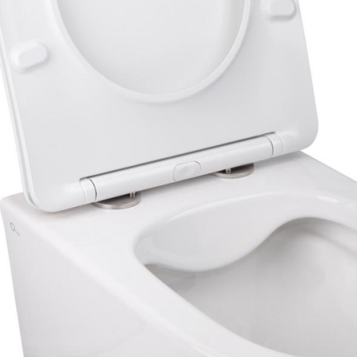 Набор инсталляция Qtap 3 в 1 Nest с панелью смыва квадратной + унитаз с сиденьем Swan QT16335178W0133M425M06029SAT - 5