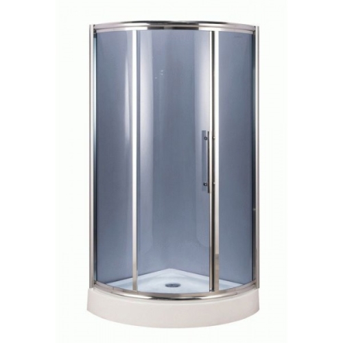 Душова кабіна AquaStream Premium 90 LB двері сірі 18561 - 1