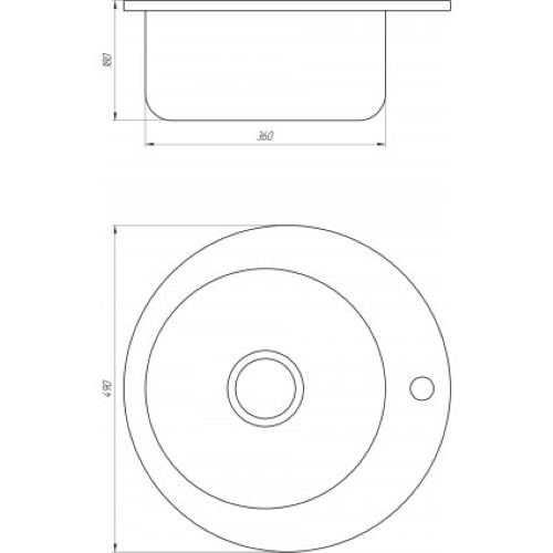 Кухонна мийка Mira MR 490 E Satin 9694900304189409 - 000014444 - 2