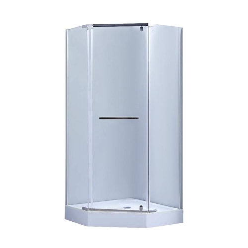 Душова кабіна Lidz Dozorca SC90x90.CRM.LOW.TR LDSC9090CRMLOWTR - 1