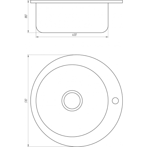 Кухонна мийка Mira MR 510 D Decor 9694900304189410 - 000014445 - 2