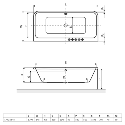 Ванна Excellent Arana 1800x850 WAEX.ARA18WH - 2