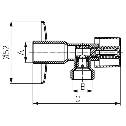 Кран шаровой Ferro EZ1238MK - 2