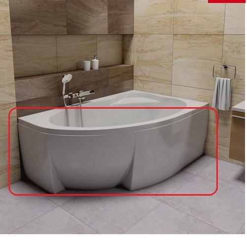 Панель для ванни Ravak Asymmetric II 170 R фронтальна CZ93100000 - 3