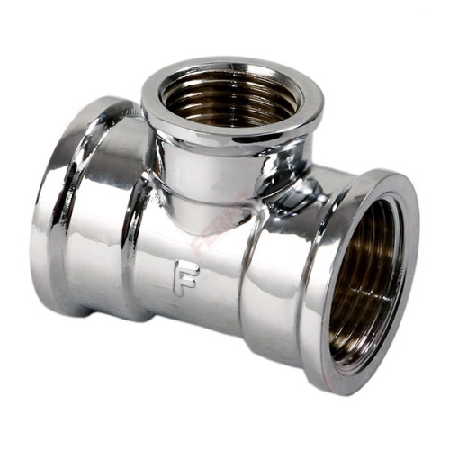Трійник редукційний Ferro 3/4"x1/2"x3/4" T08C - 1
