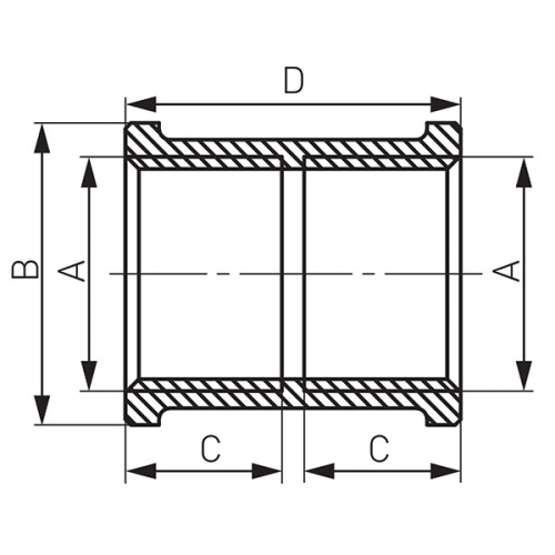 Муфта Ferro 5/4" M05ZW - 2