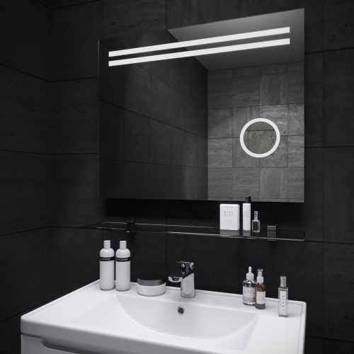 Зеркало Sanwerk Lava Della 70*65 LED 2835IR, W-0-S ZL0000126 - 2
