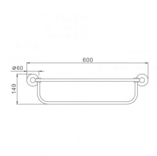 Полка в ванную Frap F30224 - 3