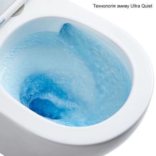 Унитаз подвесной Qtap Gemini безободковый с сиденьем Soft-close QT2533076EUQMB - 3