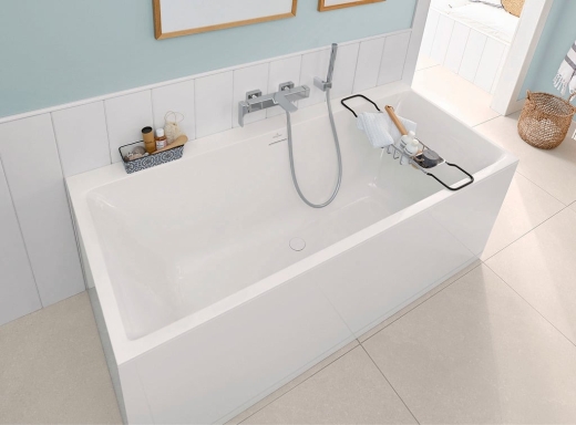Ванна Villeroy & Boch Subway 3.0 180*80 Quaryl SilentFlow (UBQ180SBW2TDV-01) - 3
