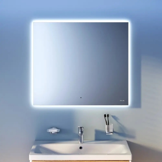 Зеркало в ванную AM.PM X-Joy 70x100см c подсветкой сенсорное включение прямоугольное M85MOX11001WG38 - 3