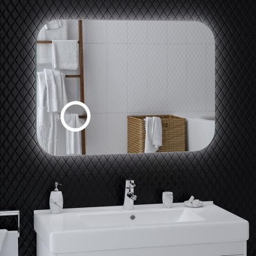 Зеркало Sanwerk Ultra Oko 80*65 LED 2835IR, W-0-S ZU0000160 - 2