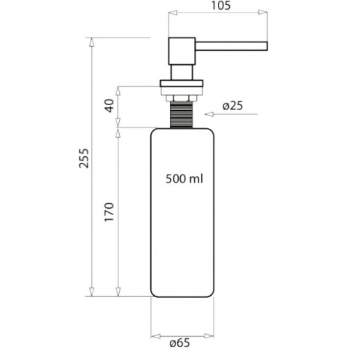 Дозатор для моющего средства Aquasanita DQ-301 - 2