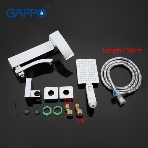 Смеситель для ванны Gappo Jacob G3207-8 - 4