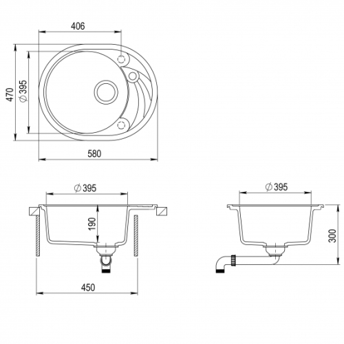 Кухонна мийка Aquasanita Clarus SR102AW-111 - 2