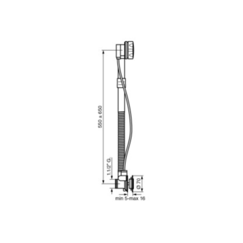 Сифон для ванны EMMEVI CO1311RA - 2