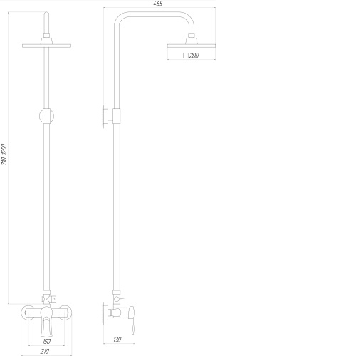 Душова система Globus Lux Seva GLSV-0088 8694900303379 - 2