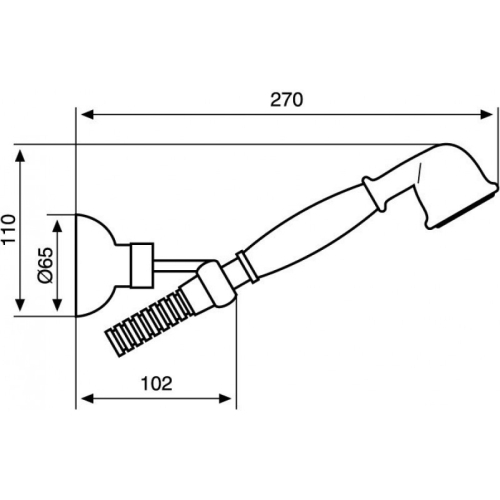 Душевой гарнитур Emmevi Deco-Tiffany BC110 - 2