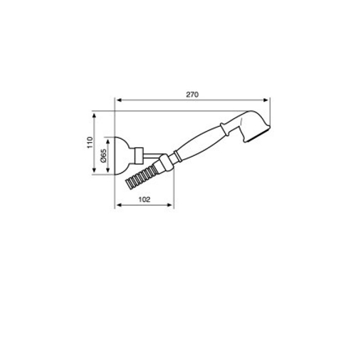 Душовий гарнітур Emmevi Deco-Tiffany NC110 - 2