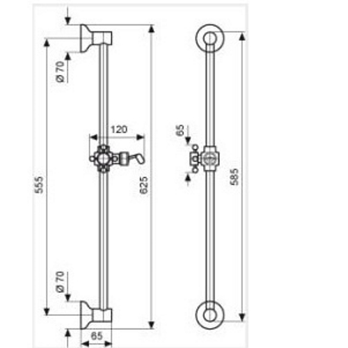 Душевая стойка EMMEVI CO 2541BR SA - 2