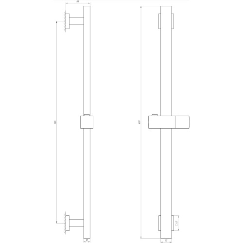 Душова стійка Globus Lux SUS-1108 9694900304192334 - 000017551 - 2