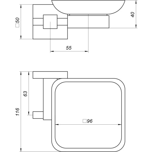 Мильниця одинарна Globus Lux SQ 9408 9694900304194136 - 2