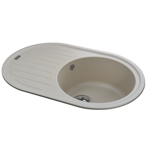 Гранитная мойка Globus Lux Ohara слоновая кость 770х500 9694900304195678 - 4